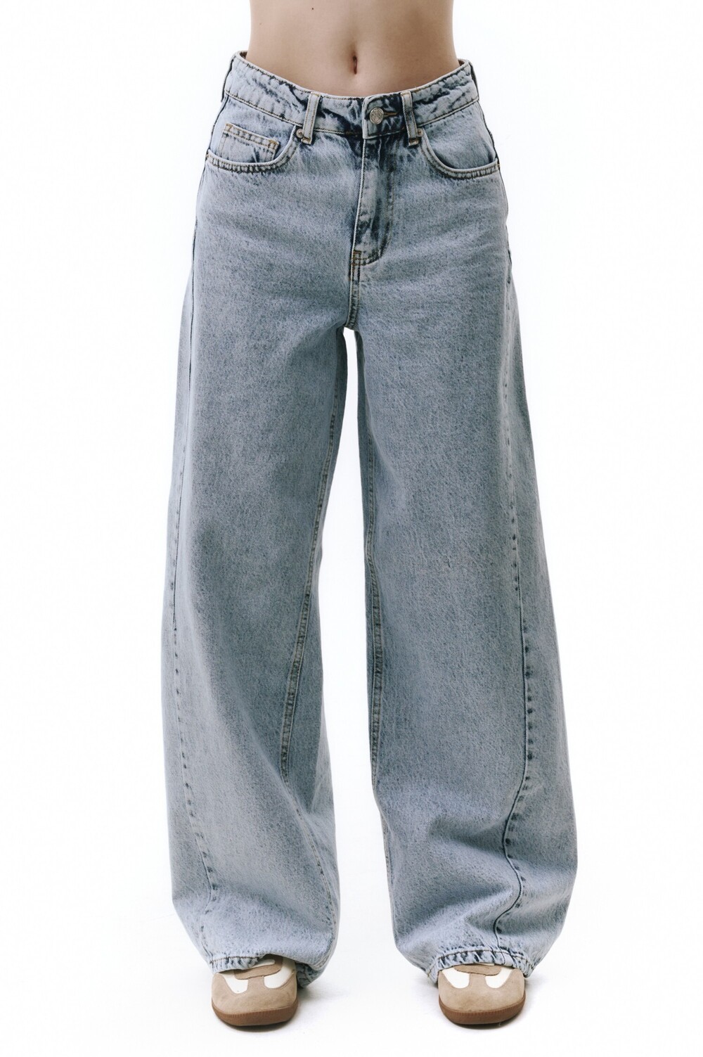 Wide leg jeans blue